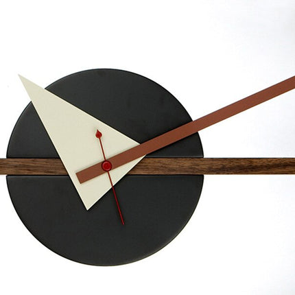 Retro design wandklok in oogvorm