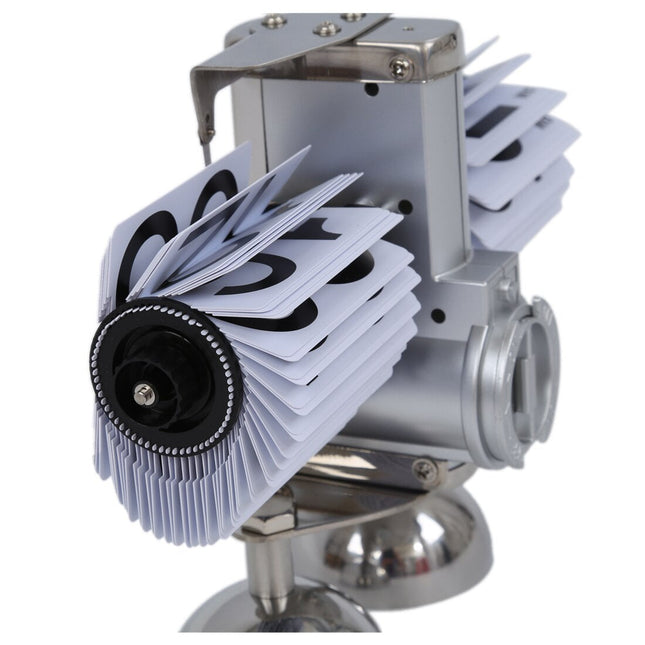 Vintage flipklok van metaal voor bureau