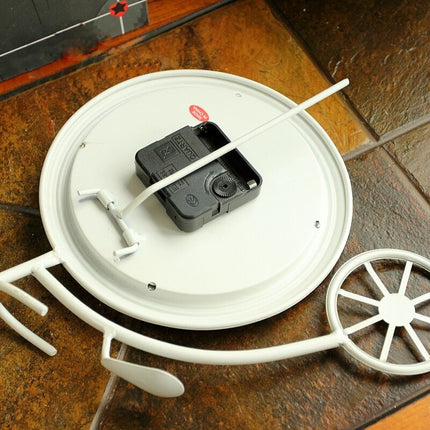 Vintage tafelklok in fiets model