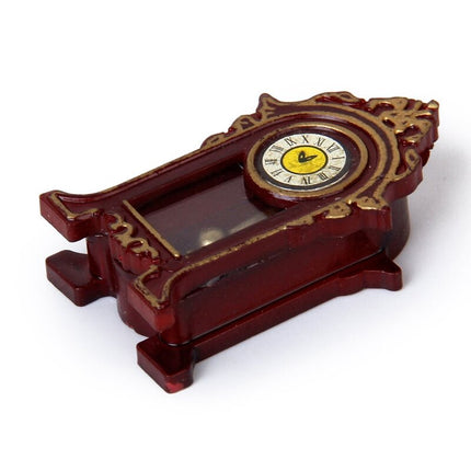 Vintage schouwklok met kleine pendule