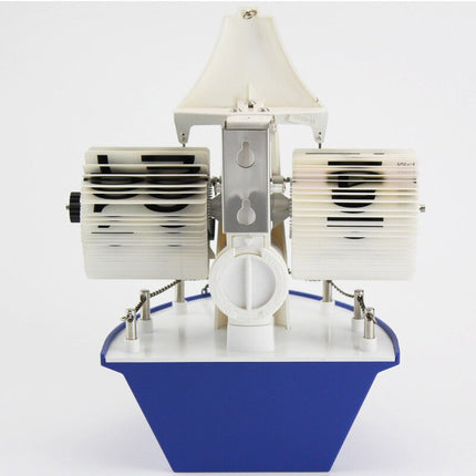 Flipklok in de vorm van zeilboot