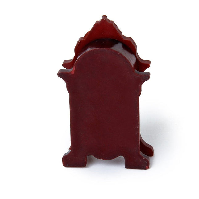 Vintage schouwklok met kleine pendule