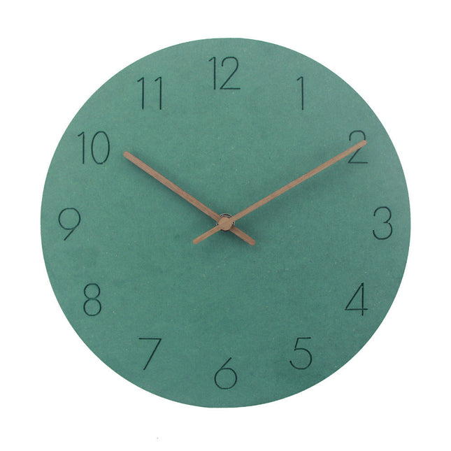 Minimalistische moderne design wandklok rond