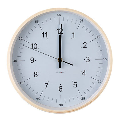 Scandinavische Wandklok met Pastel Wijzerplaat