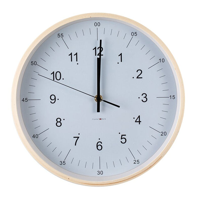 Scandinavische Wandklok met Pastel Wijzerplaat