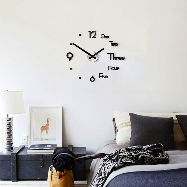 DIY 3D Wandklok met Geschreven Cijfers