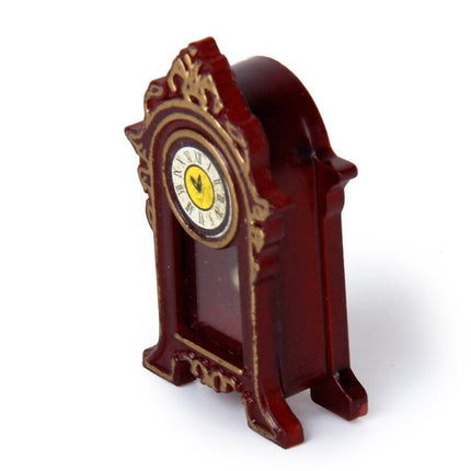 Vintage schouwklok met kleine pendule