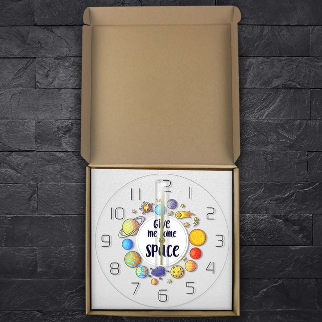 Wandklok met planeten voor kinderkamer
