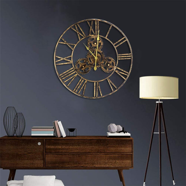 Grote open skeletklok Romeinse cijfers