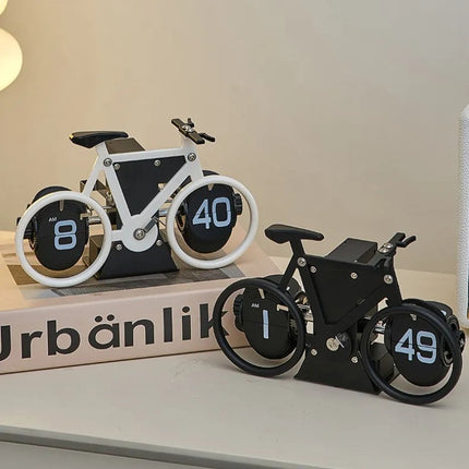 Flipklok in de vorm van fiets