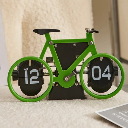 Flipklok in de vorm van fiets