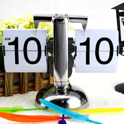 Mechanische retro flip klok bureau