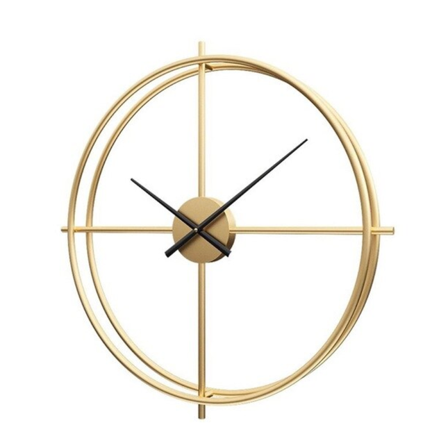Scandinavische metalen design wandklok rond