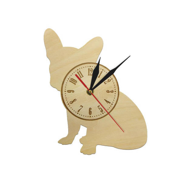 Wandklok in de vorm van hond