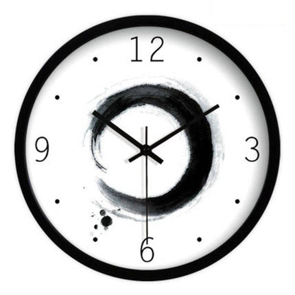 Moderne wandklok met artistiek design