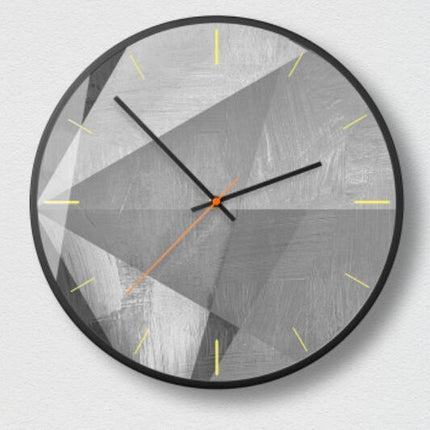 Moderne minimalistische klok geometrisch design