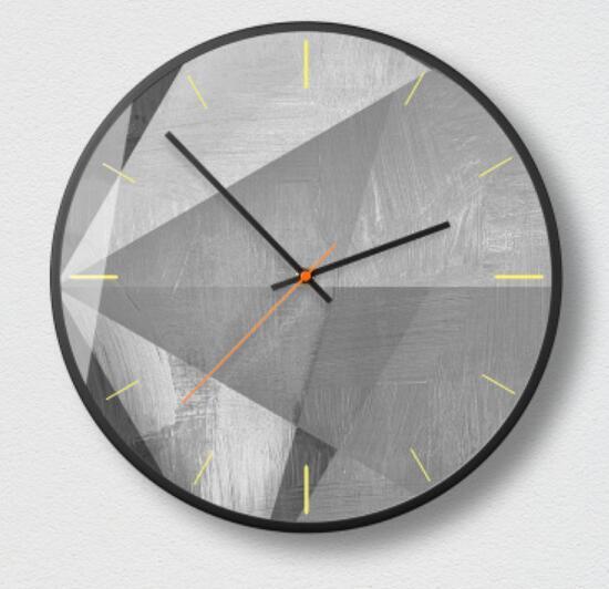 Moderne minimalistische klok geometrisch design