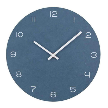 Minimalistische stille design wandklok