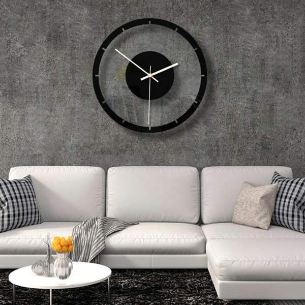 Scandinavische minimalistische design wandklok