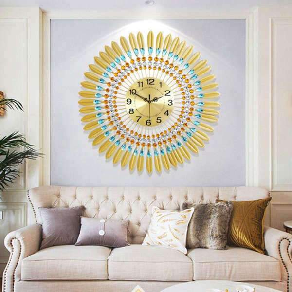 Grote Aziatische design wandklok luxe