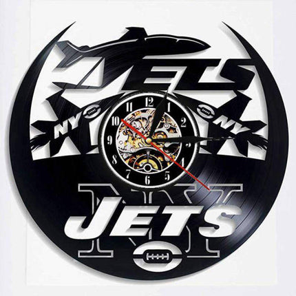 New York Jets wandklok vinylplaat