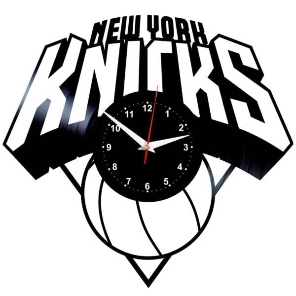 Zwarte New York Knicks wandklok