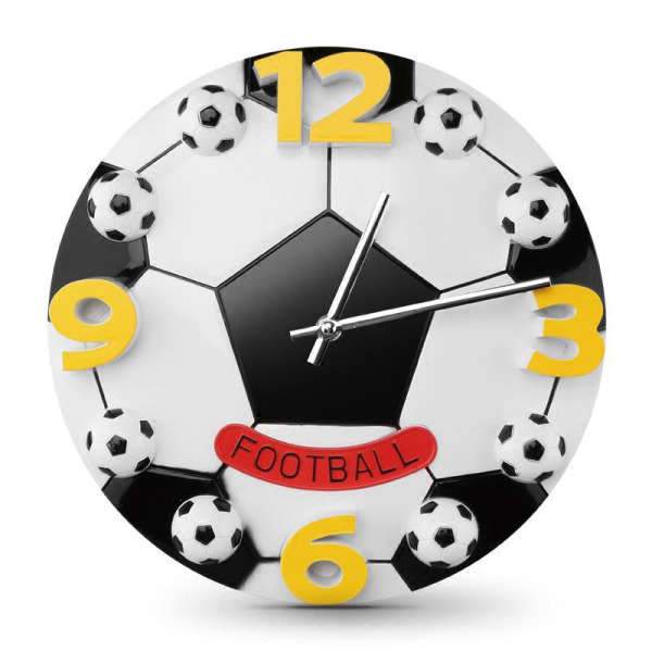 Wandklok voetbal voor een jongenskamer