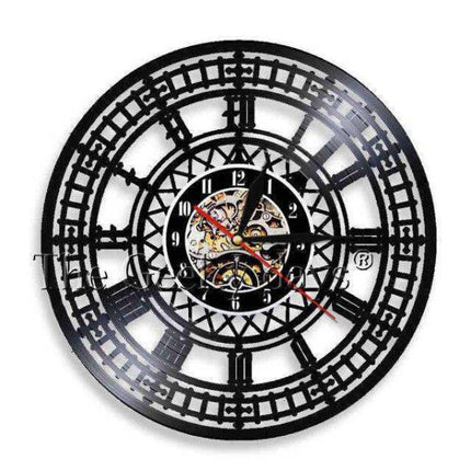 Steampunk wandklok Big Ben design