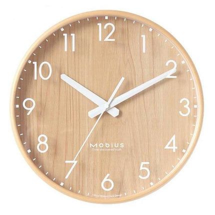 Minimalistische Houten Wandklok Scandinavische Stijl