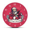 Wandklok Rood